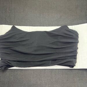 Kendall + Kylie Womens Black Strapless top size XL TG